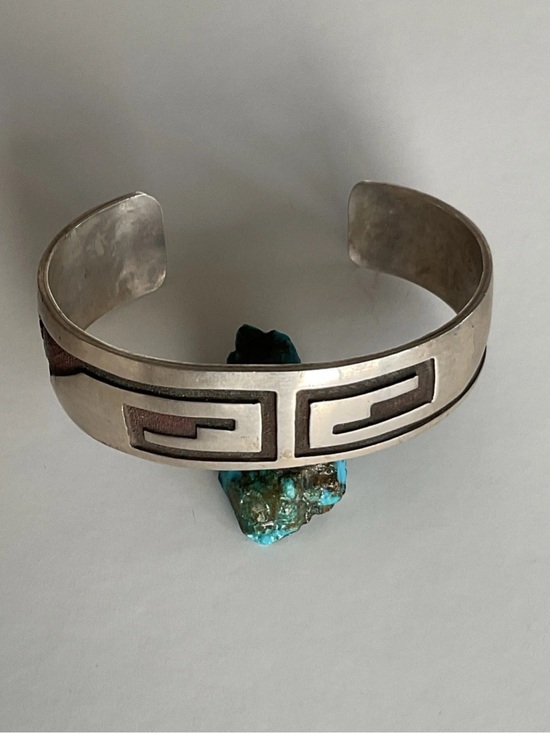 Jewelry - Native American Style Silver Cuff Bracelet.